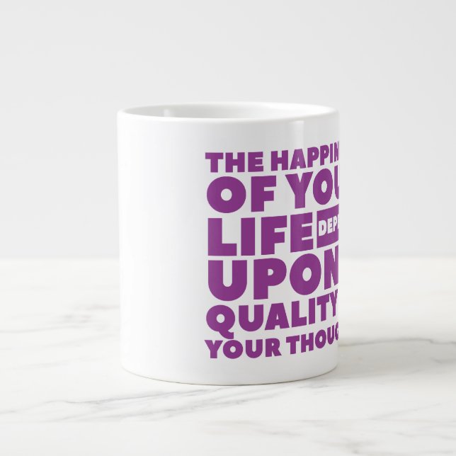 Thoughts  - Jumbo Mug (Front)