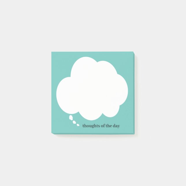 Thoughts of the Day Simple Silly Lonely  Post-it Notes (Front)