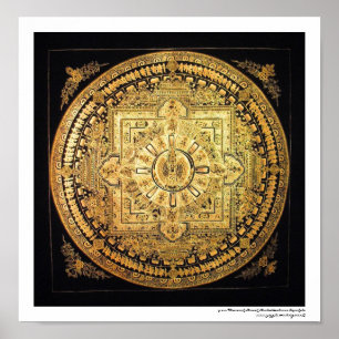 Thousand-Armed Avalokiteshvara Mandala Poster