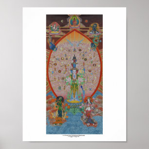 Thousand-Armed Avalokiteshvara Poster