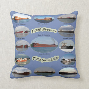 Thousand Footers of the Great Lakes pillow