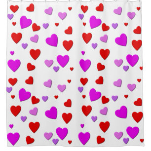 thousand hearts for you shower curtain