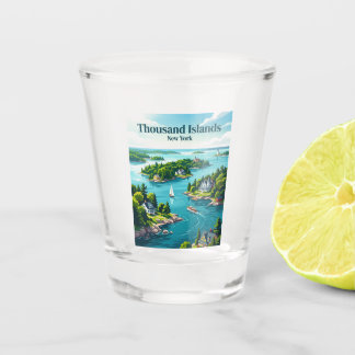 Thousand Islands, New York Shot Glass