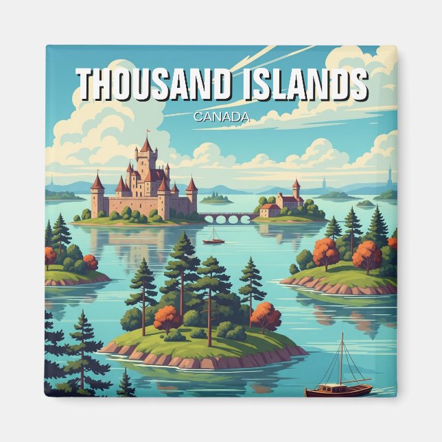 Thousand Islands Ontario Canada Magnet (Front)