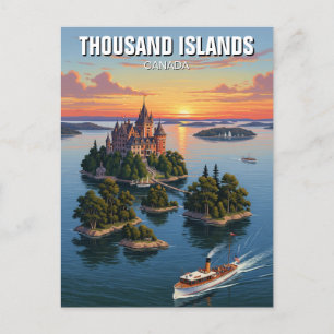Thousand Islands Ontario Canada Postcard