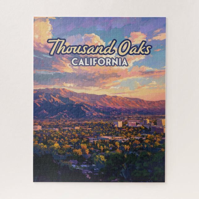 Thousand Oaks California Los Angeles Ventura Jigsaw Puzzle (Vertical)