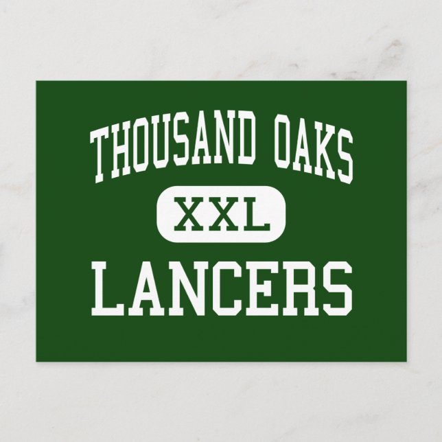 Thousand Oaks - Lancers - High - Thousand Oaks Postcard (Front)