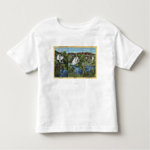 Thousand Springs, ID - Juniper, Wing, and Minnie Toddler T-Shirt