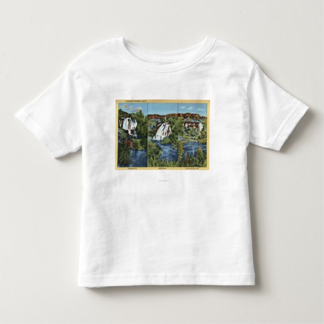 Thousand Springs, ID - Juniper, Wing, and Minnie Toddler T-Shirt (Front)