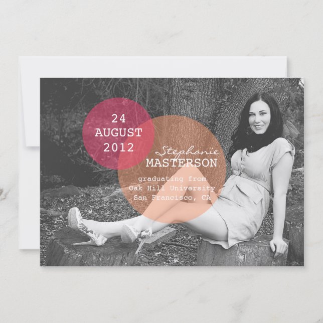 Thousand Words Graduation Announcements (Front)