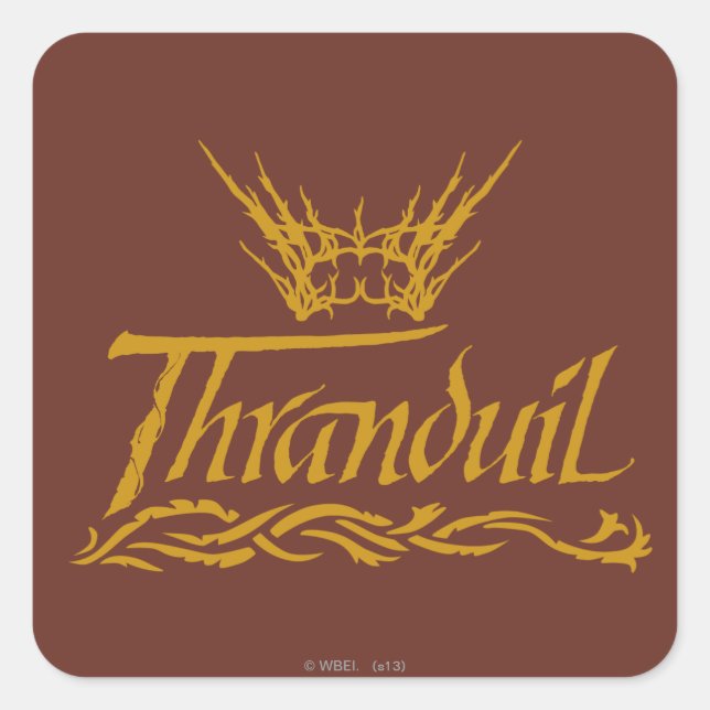 Thranduil Name Square Sticker (Front)