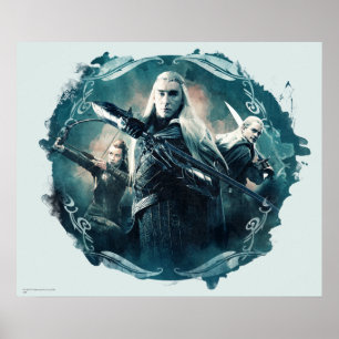 Thranduil, TAURIEL™, & LEGOLAS GREENLEAF™ Grap Poster
