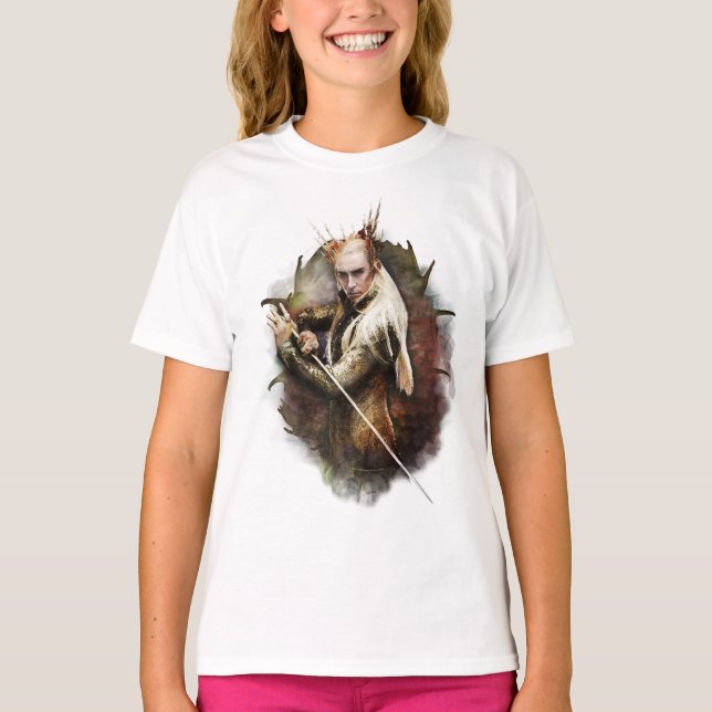 Thranduil With Sword T-Shirt (Front)