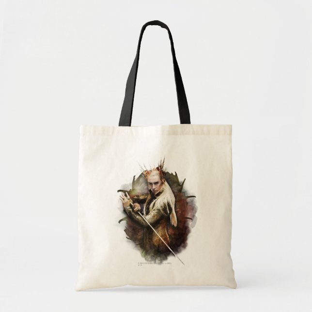 Thranduil With Sword Tote Bag (Front)