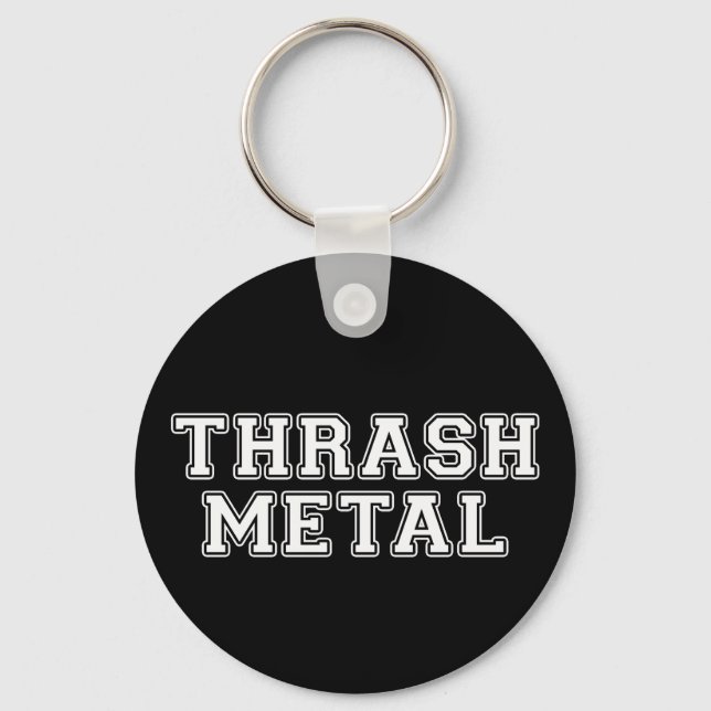 Thrash Metal Key Ring (Front)