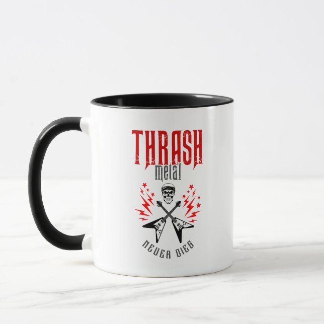 Thrash Metal Never Dies Mug (Left)