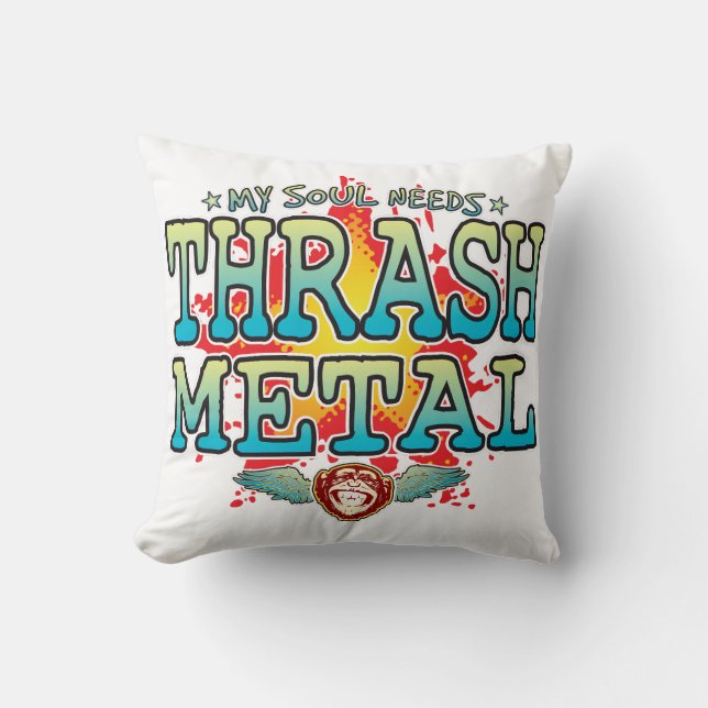 Thrash Metal Soul Cushion (Front)