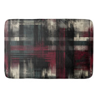 Thrashed Grungy Alternative Grunge Plaid Pattern