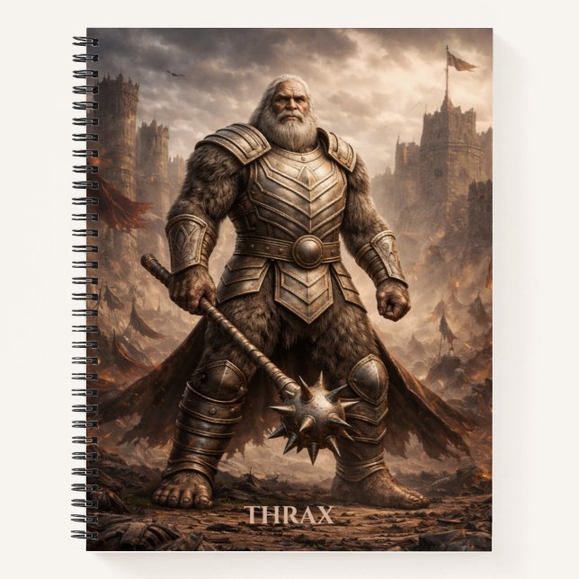 THRAX - Spiral Notebook (Front)