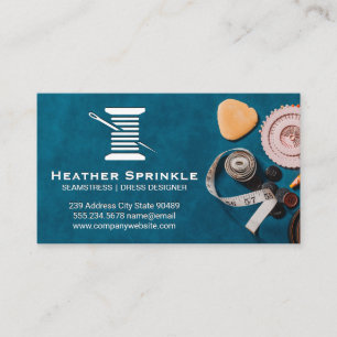 Thread and Needle   Crafts Workshop Business Card