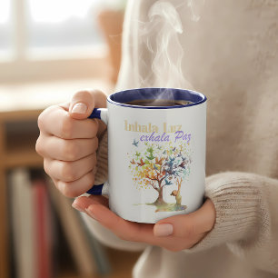 Thread Conscious Breathing - Inhala Light, Exhala Mug