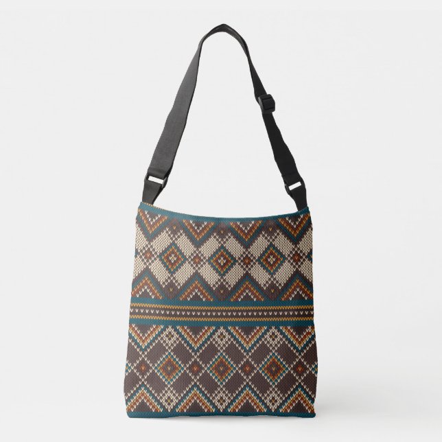 Thread Print Crossbody Bag (Front)