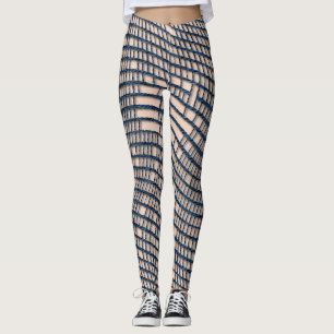 Threadbare Blue Netting Leggings