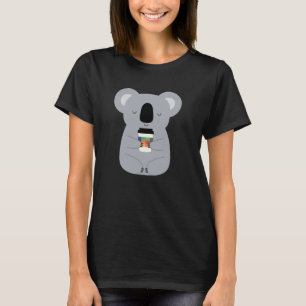 Threadless Andy Westface Koala Coffee Time Graphic T-Shirt