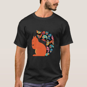 Threadless Andy Westface Paisley Squirrel Graphic T-Shirt