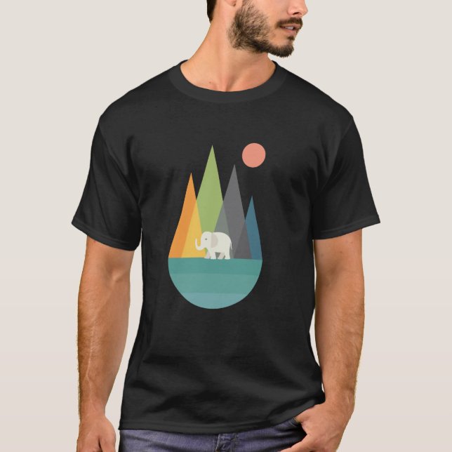 Threadless Andy Westface Walk In Peace Graphic T-Shirt (Front)
