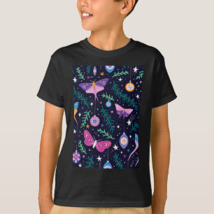 Threadless Carly Watts Christmas Moths Graphic T-Shirt