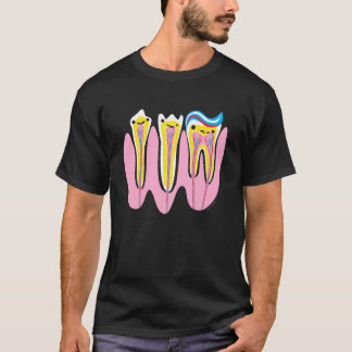 Threadless I Heart Guts Tooth Pals Graphic T-Shirt
