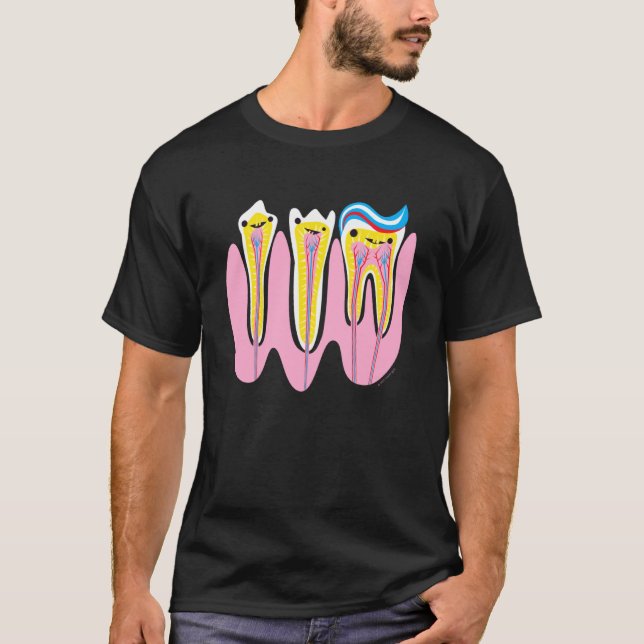 Threadless I Heart Guts Tooth Pals Graphic T-Shirt (Front)