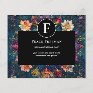 Threads of Light Floral Mandala Design Flyer