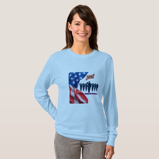 Threads of patriots pride light blue T-Shirt (Front Full)