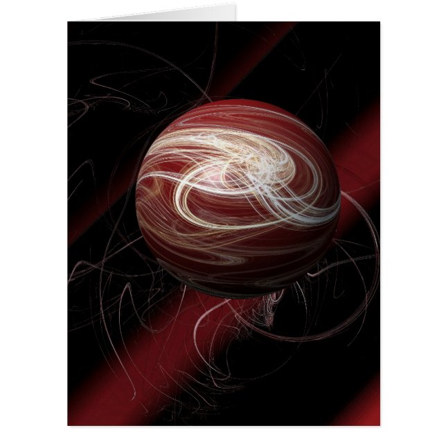 Threads of the Cosmos Blank Greeting Card (Front)