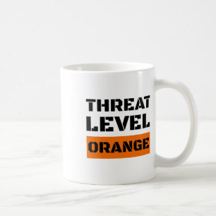 Threat Level Orange High Risk Of Trump Ruining Ame Coffee Mug