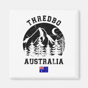 Thredbo Snowy Mountains Australia Ski Resort Alpin Magnet