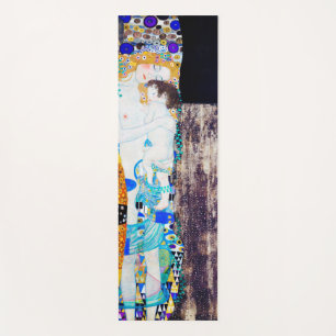 Three Ages of Life, Gustav Klimt Yoga Mat