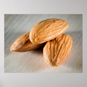 Three almonds poster