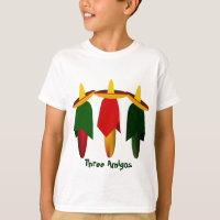Three Amigo Hot Peppers Kids T-shirt