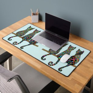 Three Amigos Cats Desk Mat
