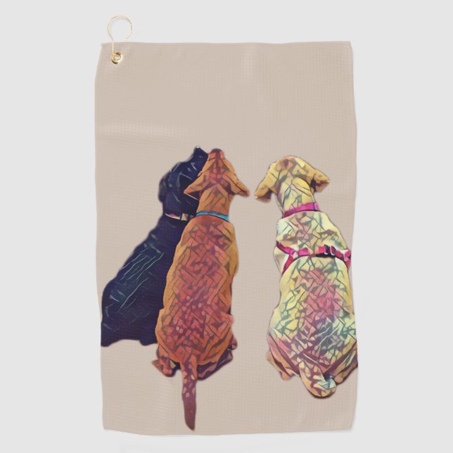 Three amigos Golf Towel (Front)