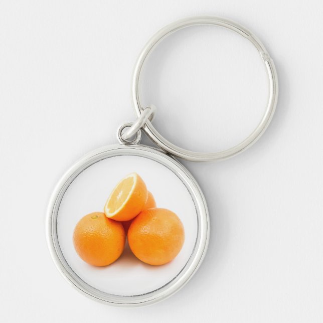 Three and a Half Oranges Keychain (Front)