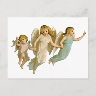 Three angels postcard