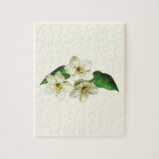 Three Apple Blossoms Jigsaw Puzzle (Vertical)
