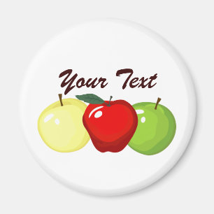 Three Apples Magnet