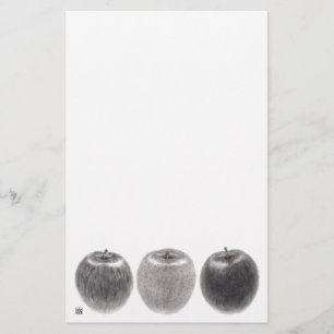 Three Apples Side Stationery