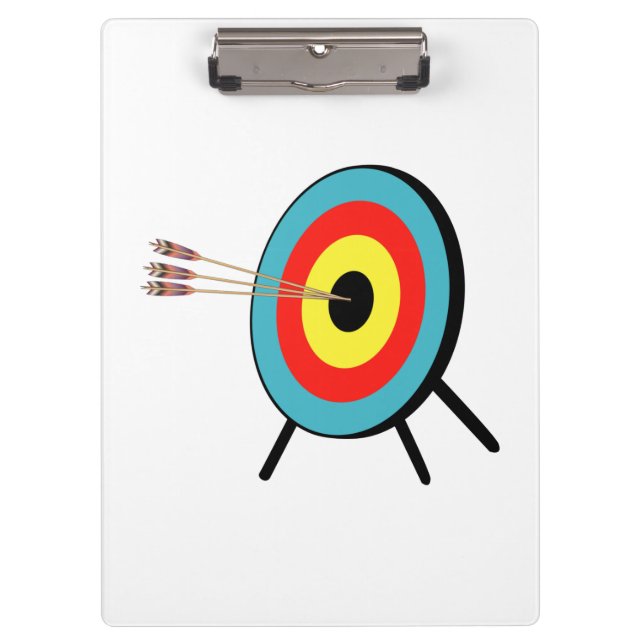 Three Arrow Bullseye Clipboard (Front)