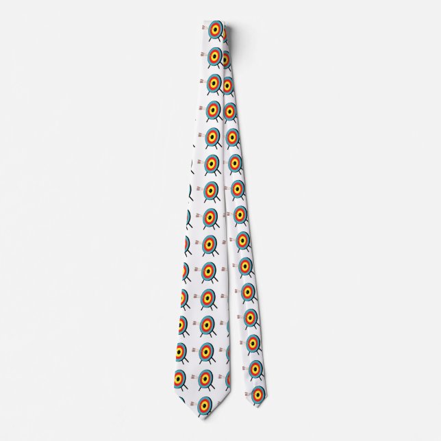 Three Arrow Bullseye Tie (Front)